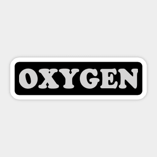 oxygen Sticker